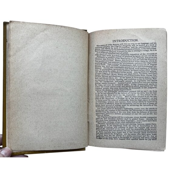 The Star Library Pilgrim’s Progress John Bunyan 1885 Book Antique - Picture 10 of 10